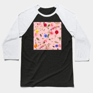 All Colourful Flowers Lover Baseball T-Shirt